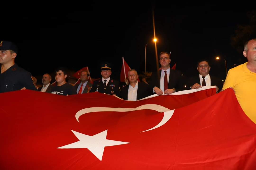 15 TEMMUZ DEMOKRASİ VE MİLLİ BİRLİK GÜNÜ HALKIN KATILIMIYLA GERÇEKLEŞTİRİLDİ